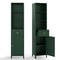 67" Tall Bathroom Cabinet Narrow Floor Cabinet with Fluted Door